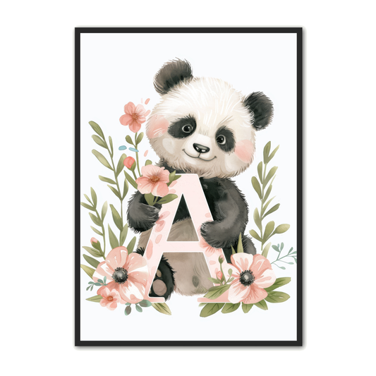 A Bogstav Plakat 13 - Panda