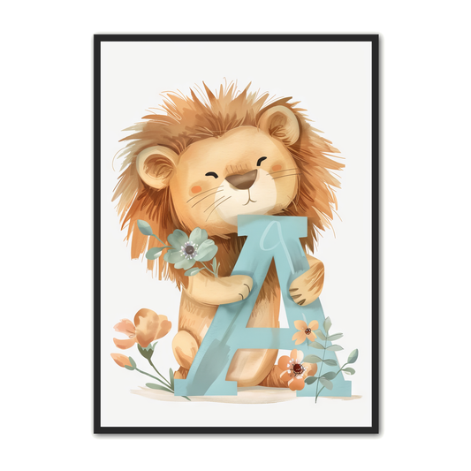 A Bogstav Plakat 15 - Løve