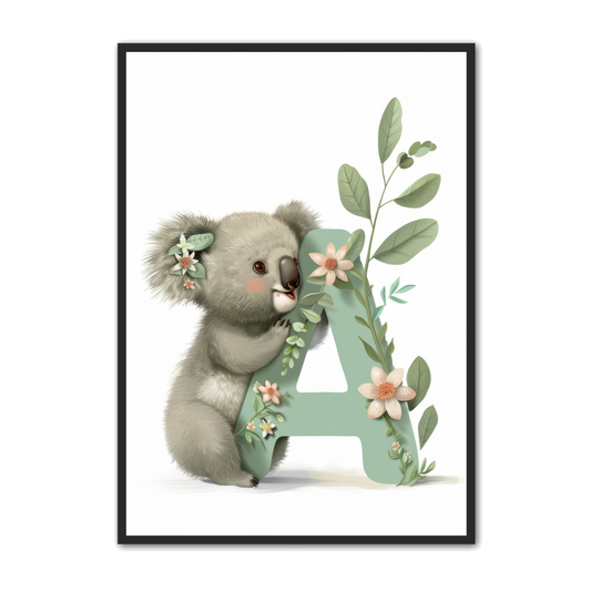 A Bogstav Plakat 17 - Koala