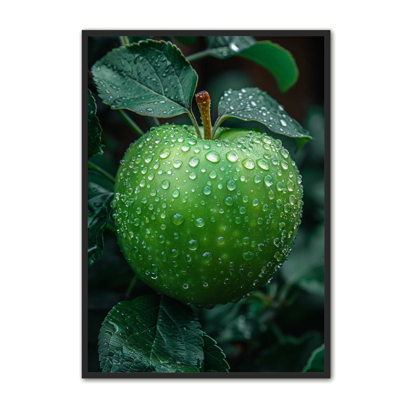 Frugt Plakat 20 - Grønt Æble