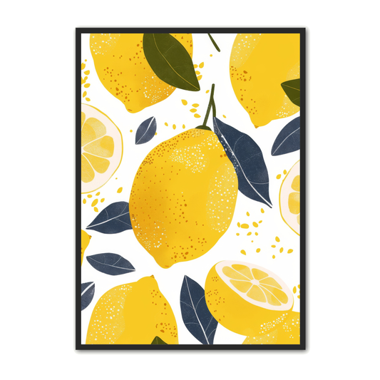 Frugt Plakat 54 - Citroner