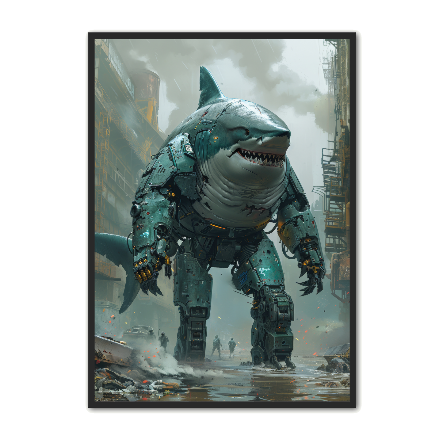 Gamer Plakat 27 - Cyborg Shark