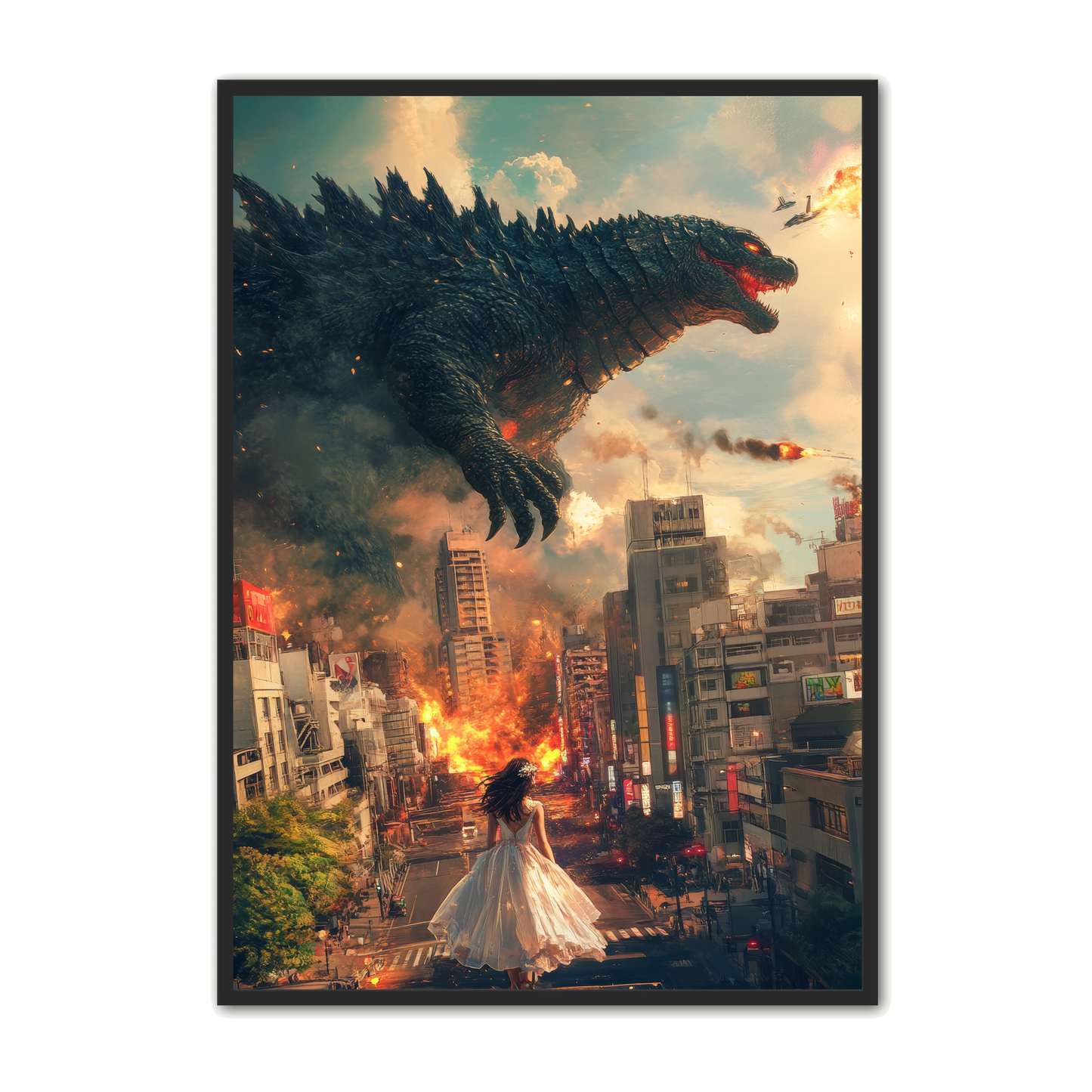 Godzilla Plakat 3 - Fantasi Plakat