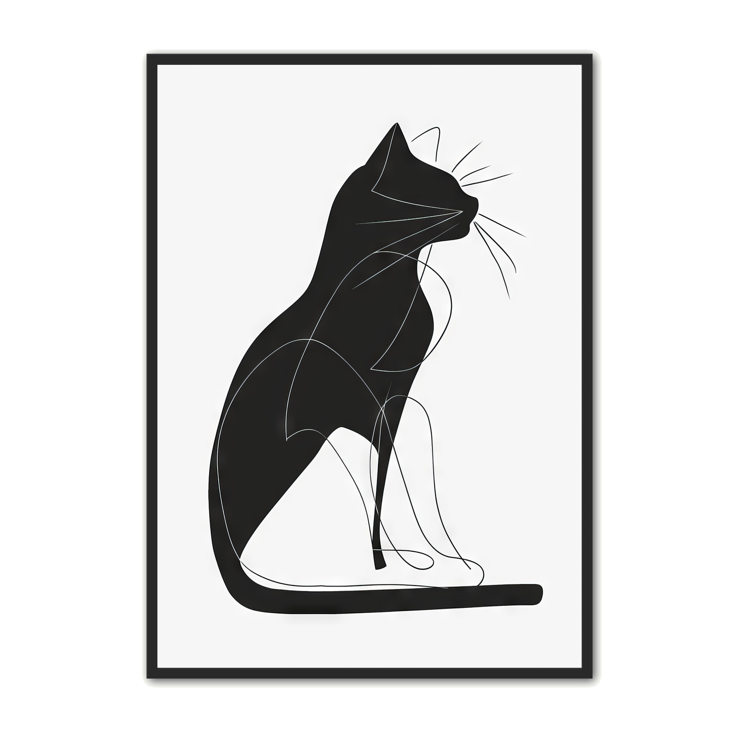 Minimalistisk Plakat 77 - Kat