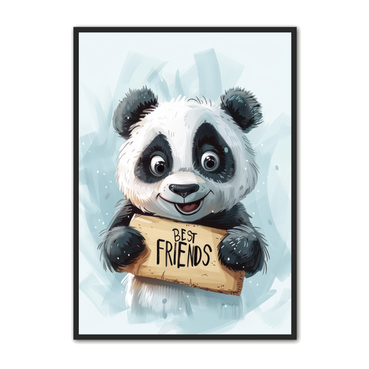 Panda Plakat 1 - Børneplakat