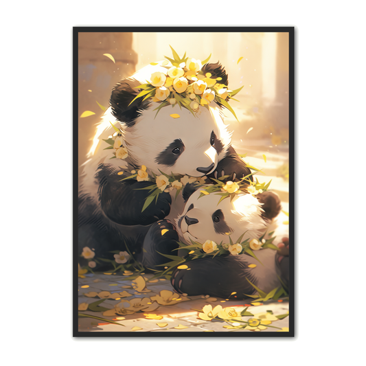 Panda Plakat 20 - Børneplakat