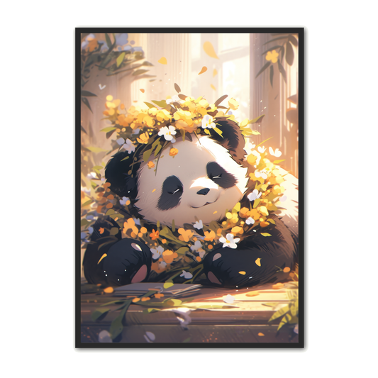 Panda Plakat 21 - Børneplakat