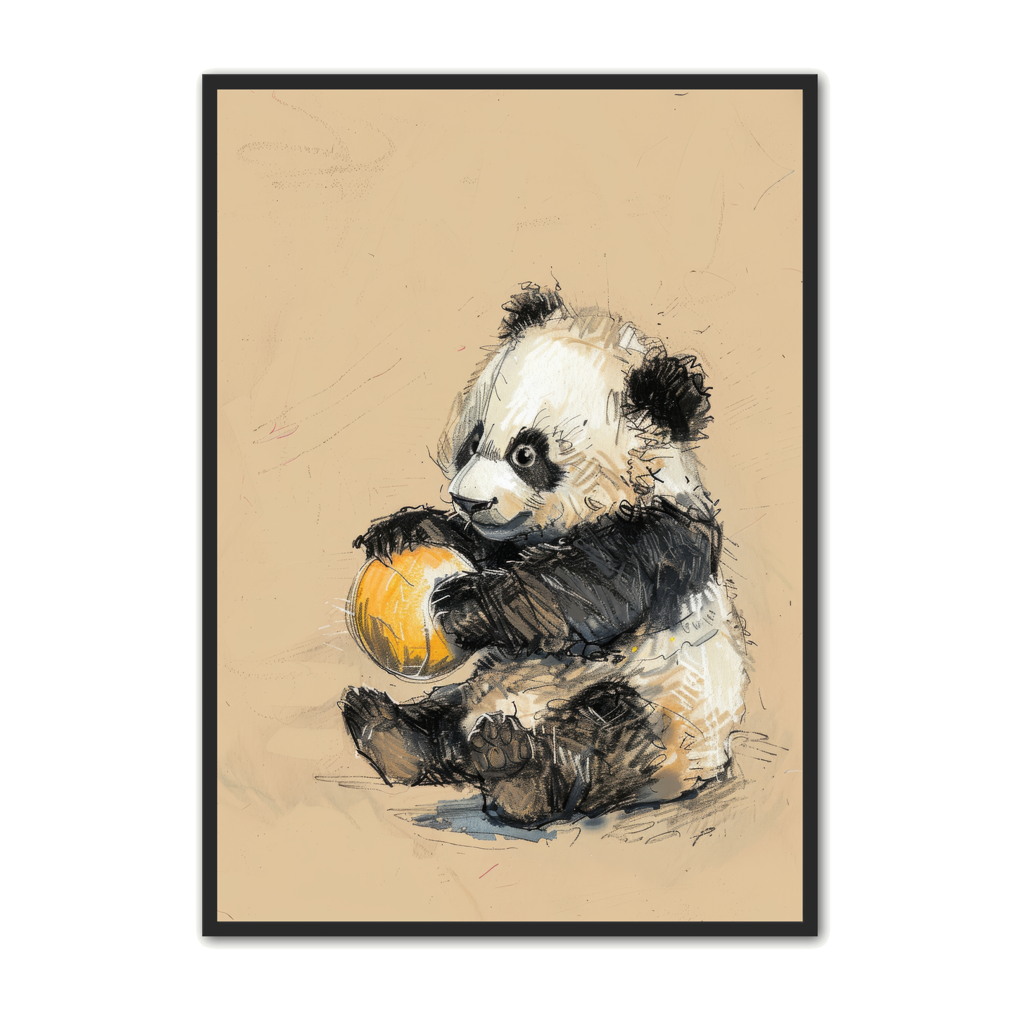 Panda Plakat 23 - Børneplakat