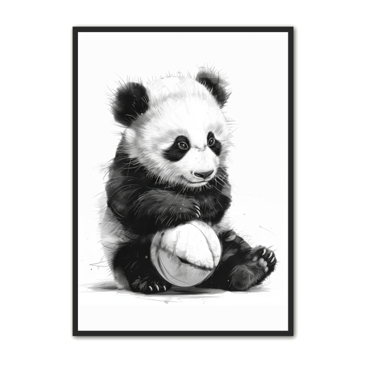 Panda Plakat 24 - Børneplakat