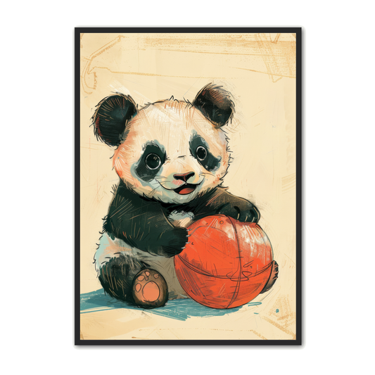 Panda Plakat 26 - Børneplakat