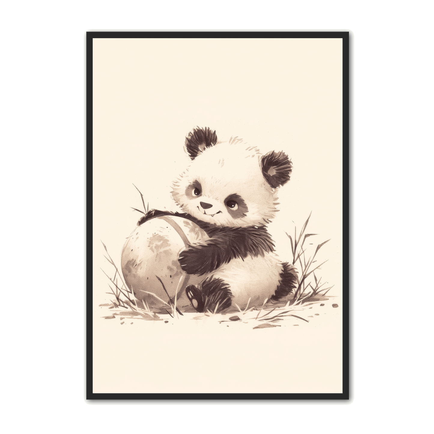 Panda Plakat 28 - Børneplakat