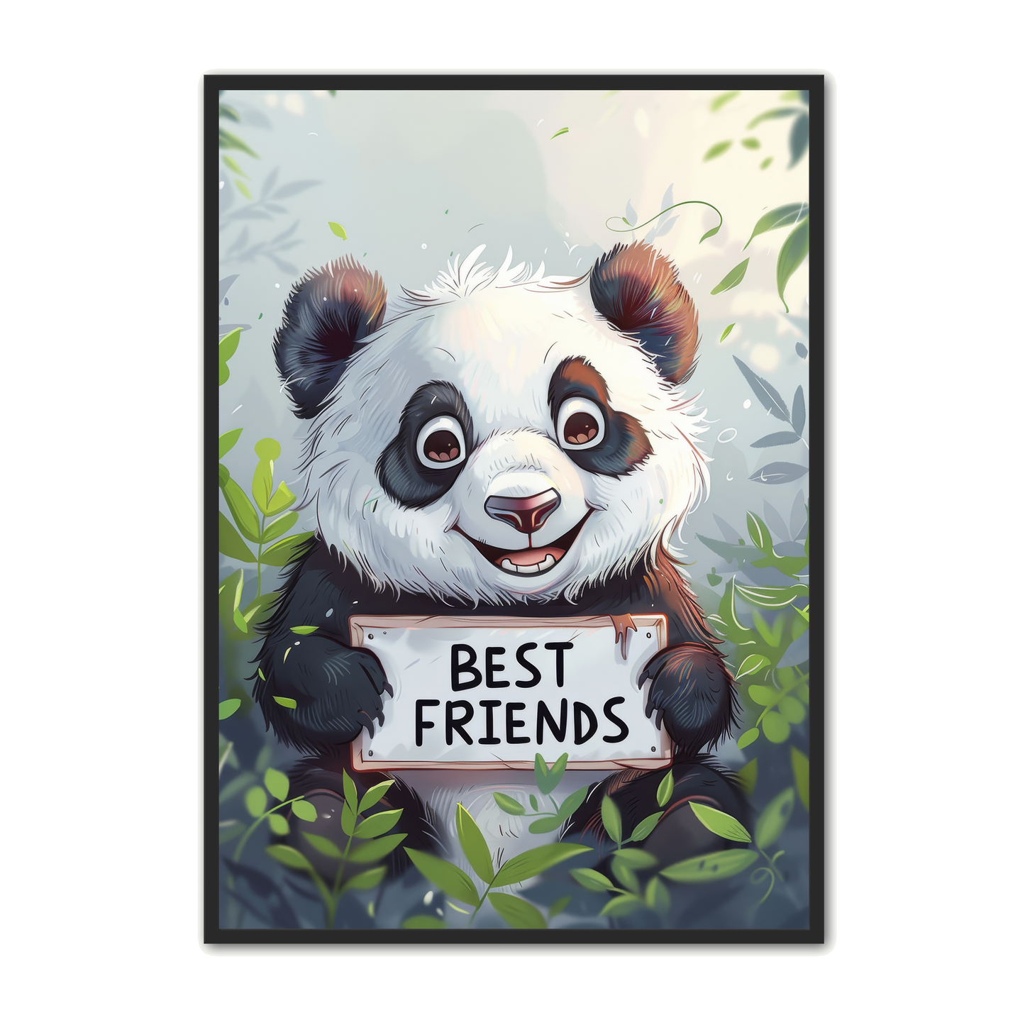 Panda Plakat 4 - Børneplakat