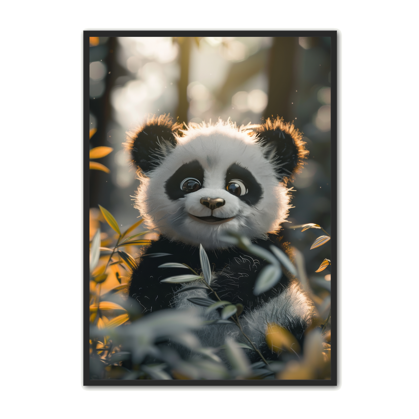 Panda Plakat 40 - Børneplakat