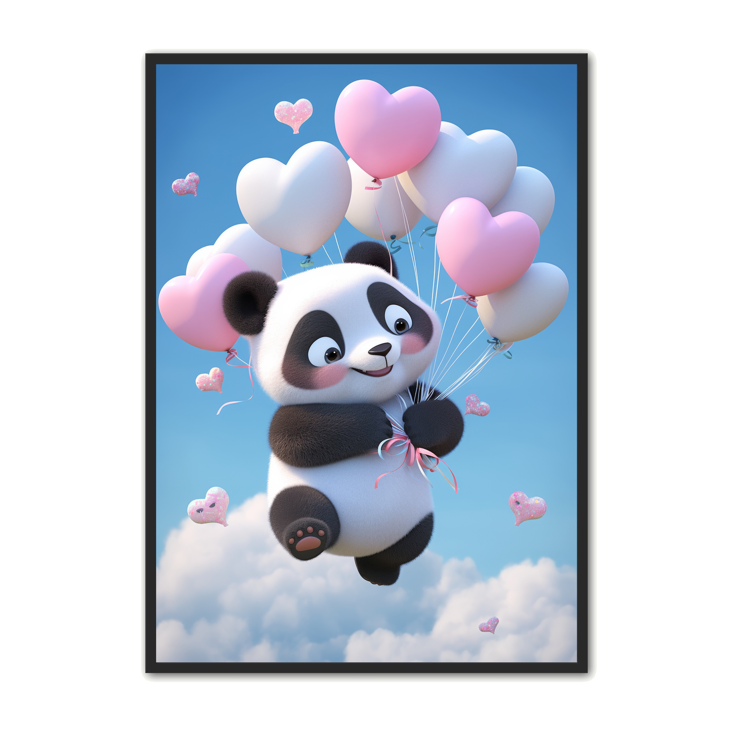 Panda Plakat 49 - Børneplakat