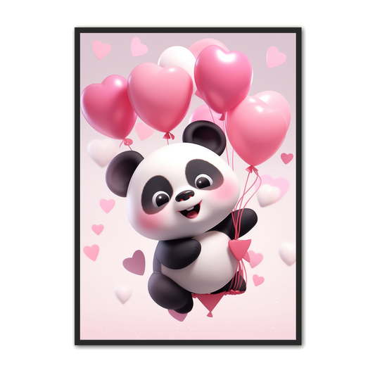 Panda Plakat 51 - Børneplakat