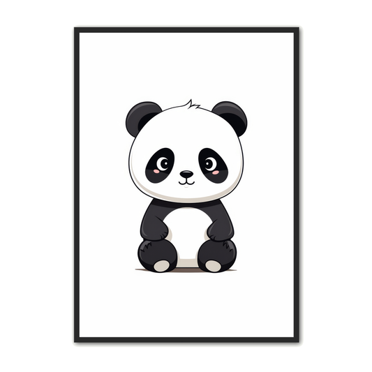 Panda Plakat 63 - Børneplakat