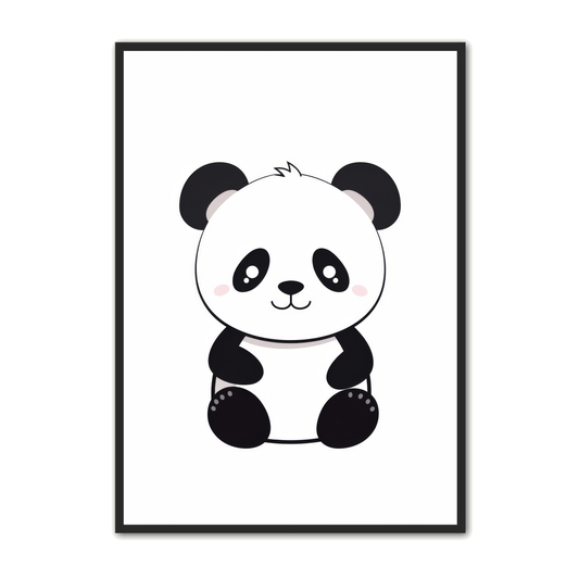 Panda Plakat 64 - Børneplakat