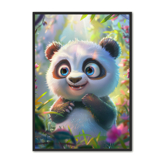 Panda Plakat 74 - Børneplakat