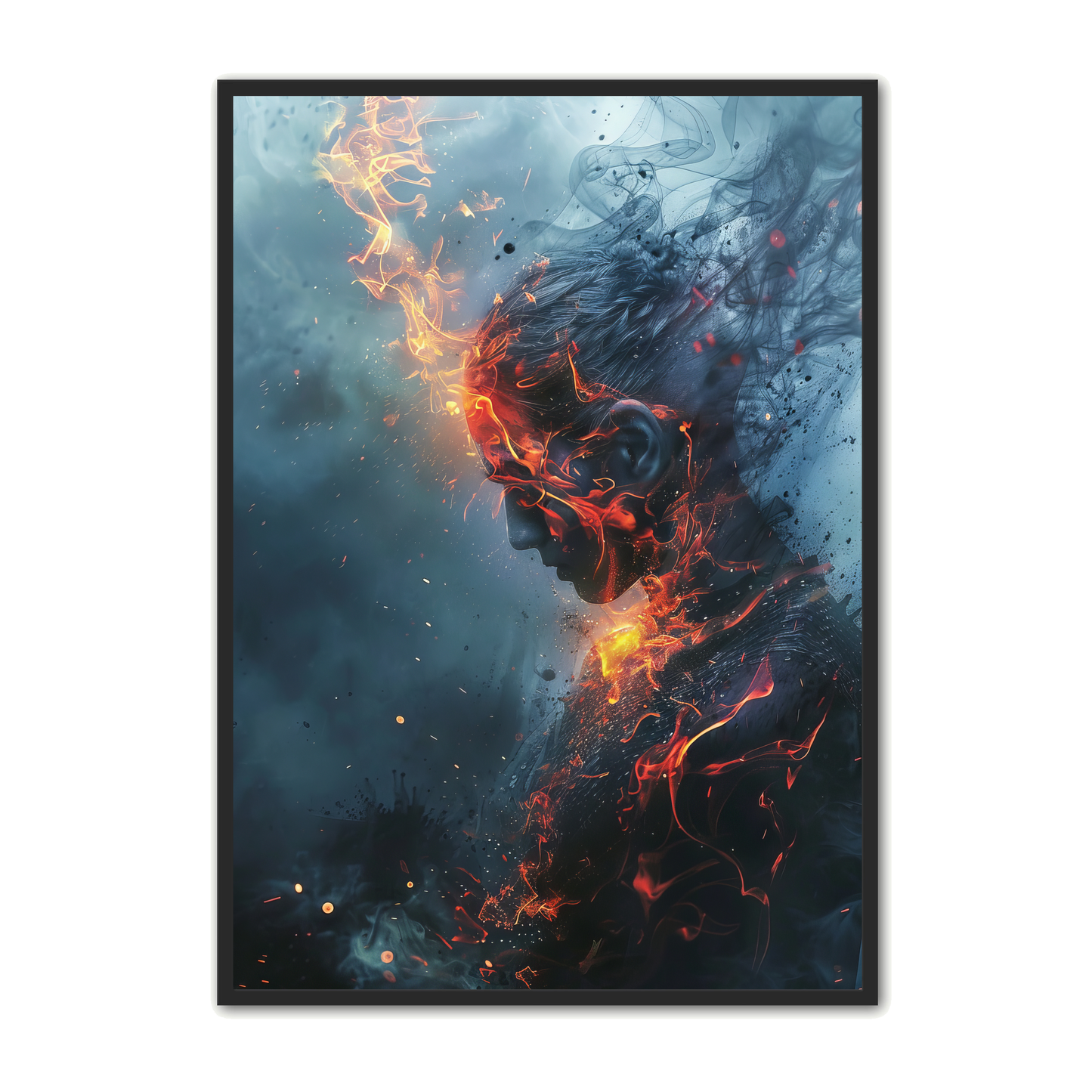 Portræt Plakat 62 - Flames