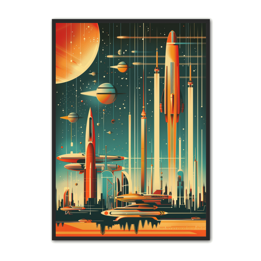 Science Fiction Plakat 16 - Retro