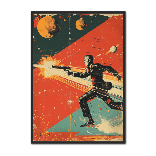 Science Fiction Plakat 39 - Retro