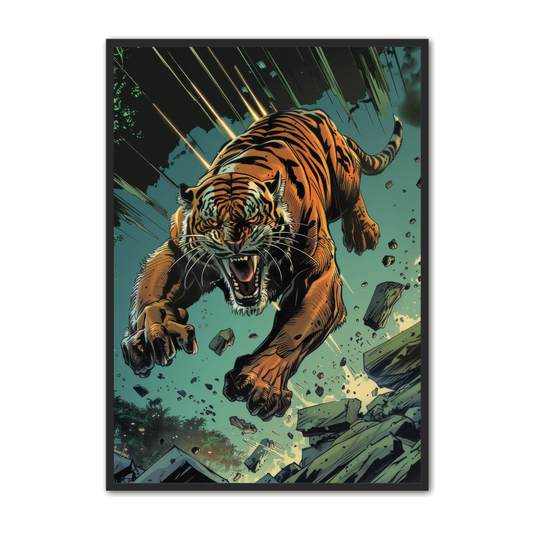 Tiger Plakat 19 - Dyreplakater